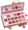 Lidschatten Palette, 18 Farben Matt & Shimmer Eyeshadow Palette Hochpigmentierte, Wasserfest & Wischfest Lidschattenpalette mit Spiegel, Smokey Eyes Set Nude & Braun, Bunt Langlebig Augen Makeup Set