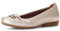 Gabor Damen Keilpumps, Frauen Absatzschuhe,Leichte Mehrweite (G),Wedge-Heel,high Heels,hochhackige Schuhe,stoeckelschuhe,Puder,41 EU / 7.5 UK