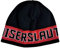 Wallitschek Kaiserslautern - Schriftzug schwarz-rot Strickmütze, Wintermütze, Beanie, Fanmütze, Fussball, 1900