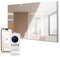 Hocosyme Chauffage Infrarouge Miroir 600W, Chauffage Miroir Infrarouge Salle de Bain avec Télécommande 100x60 CM avec Protection Contre la Surchauffe - WIFI (Tuya Smart) - TÜV.