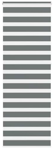 vidaXL Doppelrollo Dunkelgrau 70x230 cm Stoffbreite 65,9 cm Polyester