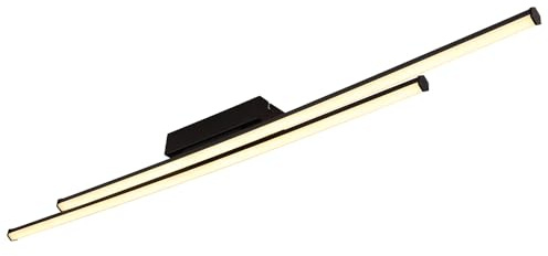 Globo Ceiling Light Design Lamp Black Opal LED Living Room Light L 110 cm