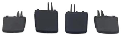 Auto-Lüftungsgitter Für Toyota Für Land Für Cruiser 200 LC200 2008-2015 A/C Klimaanlage Outlet Jalousie Regler Paddel Einstellung Clip 55687-60100 AC Air Vent Outlet(4*Black Gray)