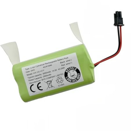 NQILGDOH Batería De Repuesto De 3000mAh. Compatible para Laresar Grande 2, Robot Aspirador