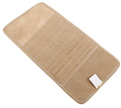 ULTECHNOVO Organizzatore per Visiera per Auto Porta Occhiali da Sole Multifunzionale Clip per Stoccaggio e Protezione Dvd Accessori Auto Pratici