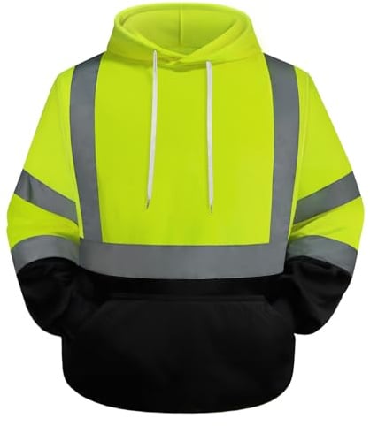 Graunton Hi Vis Hoodie, Hi Vis Hoodie, Hi Visible Hoodie, Hi Vis Hoodie für Herren