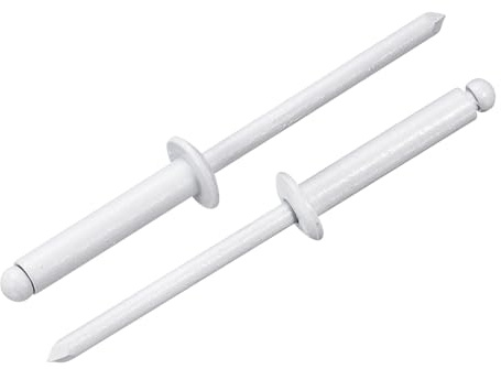 QUARKZMAN 50Stk 5/32x3/4 Rundkopf Blindnieten Aus Verzinktem Weiß