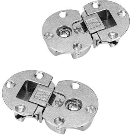 Unsichtbare Scharniere für Flügeltüren 2 stücke 90 Grad Klapp Scharnier Einstellbare Klappe Slide-in Up-down Abnehmbare Verdeckte Kreuz Hardware