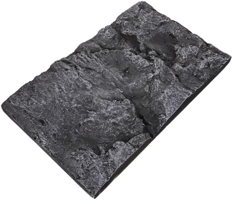 Toyvian Hintergrundplatte aus PU für Reptilien Terrarien, Steinoptik 3D