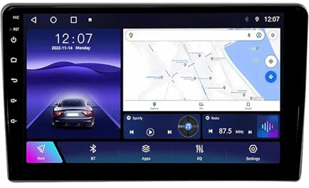 Autoradio 2 DIN,pour Opel Zafira B/Astra H 2004-2014 avec Carplay sans Fil Android Auto Android 15 Bluetooth Radio, écran Tactile 9 Pouces, Navigation, WiFi SWC(A1 1G+32G)