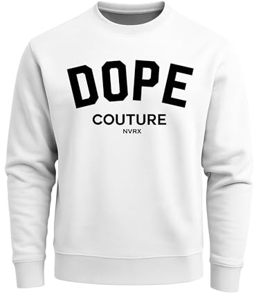 Neverless Sweatshirt Herren DOPE Couture Rundhals-Pullover