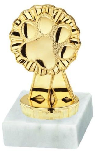 RaRu Hunde-Pokal (Pfote) mit Wunschgravur