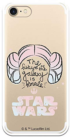 Funda para iPhone 7 - iPhone 8 - SE 2020 Oficial de Star Wars SW The Future of The Galaxy Transparente para Proteger tu móvil.