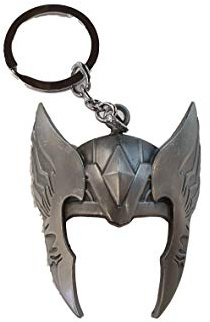 Fat-catz-copy-catz Marvel Grey Thor Helmet Superhero Enamel metal keyring