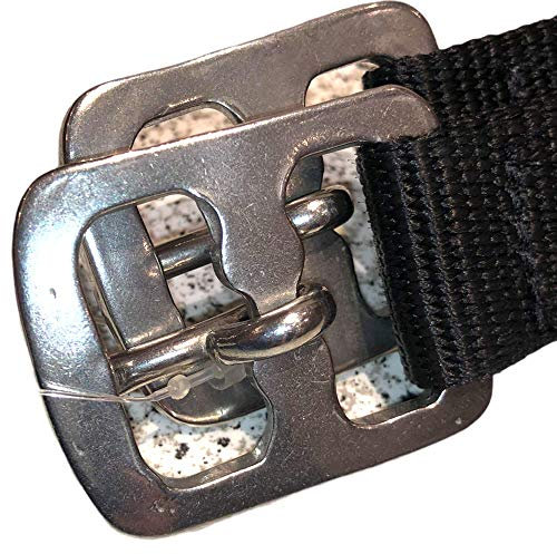 Horka steigbügelriemen DressuurNylon/Leder schwarz Größe 165 cm