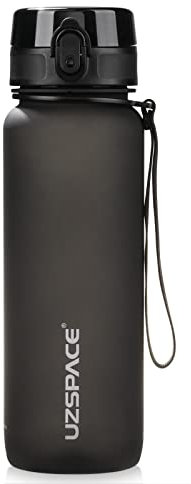 UZSPACE Trinkflasche 500ml/800ml/1L, Sport Trinkflasche Kinder Auslaufsicher, Tritan & BPA-frei Wasserflasche für fahrrad, fitness,Outdoor