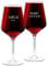 Maverton Set de 2 verre a vin en Cristal - Verres gravés 530 ml - Verres XL Cadeau Personnalisé - Cadeau couple - Set a vin pour parents - cadeau mariage - Chef