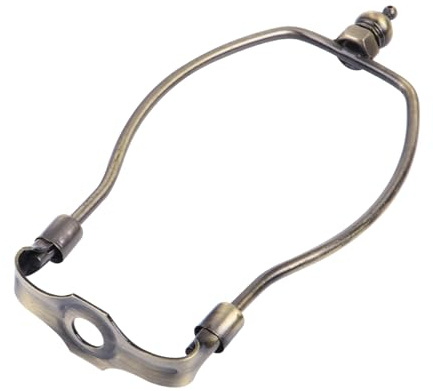 Balacoo Horn Lamp Bracket Lamp Harp Holder for Table and Floor Lamps Iron Frame Lighting Accessory 6.69 X 3.70 X 0.98 in
