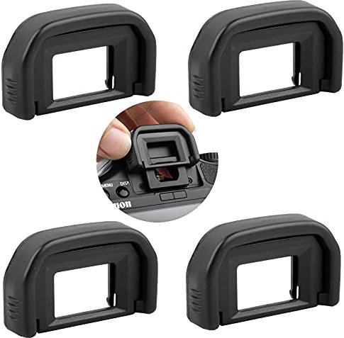 4 Pcs Oculare Fotocamera Per Canon Camera Oculare Per La Sostituzione Adatto Per Canon Eos 300D 350D 400D 450D 500D 550D 600D 1000D 1100D 700D 100D Canon Digital Rebel Xsi, Xti, Xs Mirino Per Oculare