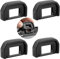 4 Pcs Gummi Augenmuschel Sucher Kamera Augenmuschel Kamera Okular Sucher Passend Für Canon EOS 300D 350D 400D 450D 500D 550D 600D 1000D 1100D 700D 100D Canon Digital Rebel Xsi Xti Xs（Schwarz）