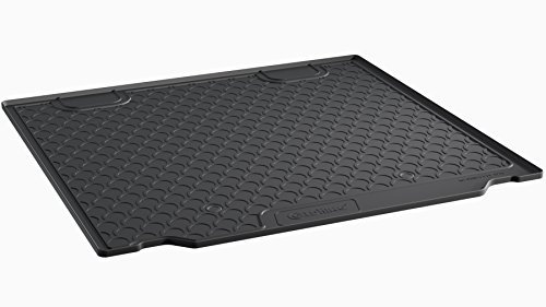 AROBA GL1216 Design Kofferraumwanne kompatibel mit BMW 5er Touring Kombi F11 BJ. 9.2010-3.2017 Kofferraummatte passgenau erhöhter Rand schwarz