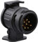 KMSTARS Top qualité Adaptateur Prise Remorque 13 vers 7 Broches - Prise 12V Attelage Voiture Remorque Caravane - Connecteur Faisceau 13 vers 7 Poles