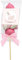 Spiedini di Marshmallow con tag personalizzabili kit fai da te grafica a scelta per caramellata regalini fine festa compleanno comunione nozze (Cigno)