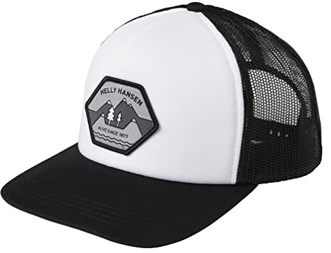 Helly Hansen HH Flatbrim Trucker cap Cappellino, Bianco, Taglia Unica Uomo