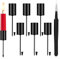 6 Teiliger Kerzenständer Schwarz, Kerzenständer Stabkerzen Retro Elegantes Kerzenhalter Stabkerze, Geeignet für Romantisches Candle Light Dinner Hochzeitsfeier Jubiläum