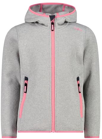 CMP - Kid G-Jacke mit fester Kapuze, Kreide-Pfirsich, 140