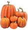 Rianpesn 7 Fausses Citrouilles Artificielles Décoratives Halloween,Ensemble De Citrouilles Artificielles De Décoration d'automne, pour Les Décorations d'halloween De Thanksgiving Jaune