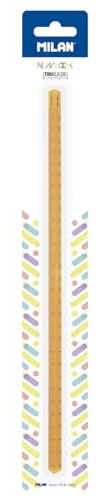 MILAN® Dreiecklineal 30 cm New Look orange aus robustem Kunststoff