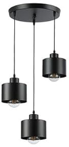 LumenTEC Hängende Leuchte, Pendelleuchte, E27 Elza x3, 2483