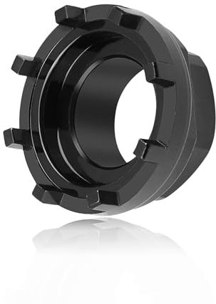 DBALL Fahrrad Tretlager Werkzeug Fahrrad Lockring Tool mit 8 Zähnen Verschlussring Werkzeug Kompatibel mit Shimano SRAM Truvativ ISIS 8 Stufen Innenlagerschalen