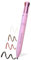 iLamvie 4-In-1 Make-Up Stift, Eye Liner, Brow Liner, Lip Liner, & Highlighter Stift, Wasserdicht All In One Make-Up Stift Auge Langanhaltender, Multifunktionaler Kosmetikstift(Pink)