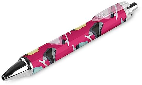 Novaj Eiskunstlauf-Kugelschreiber, einziehbar, bequem, Schreibstifte, Geschenk für Bürobedarf