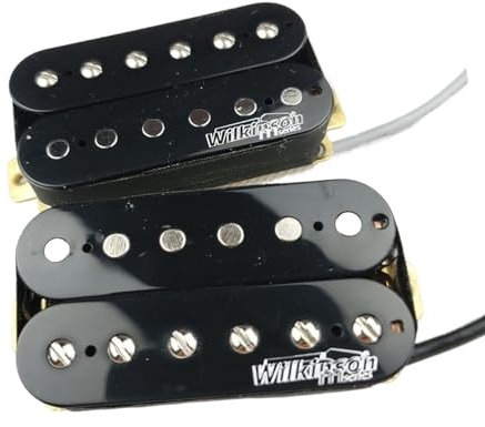 micro de guitare électrique Micro Guitare Électrique Double Double Humbucker Ouvert Noir En Céramique