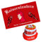 Fan-Set Kaiserslautern Fahne (90x150 cm) + Fischerhut, rot-weiss, Pokalfinale, Fussball, 1900