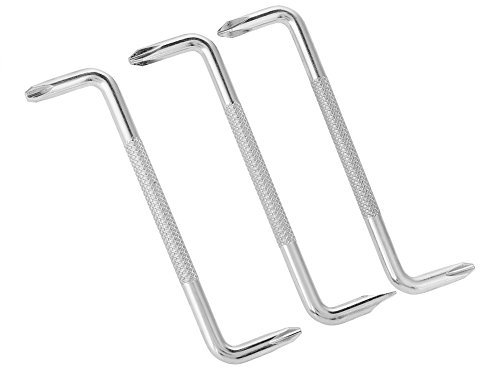 Lot de 3 tournevis cruciformes offset de type Z - Tournevis cruciformes à 90 degrés