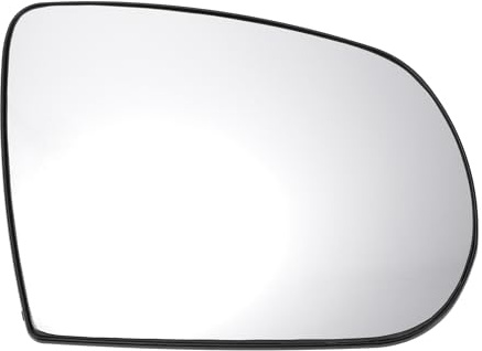 A ABSOPRO Spiegelglas Rechts Mit Heizung Für Jeep Grand Cherokee 13-19 | Farbe Weiß, Material Echtes Glas, Diagonale 18,9cm, 2 PINs, OE 68228914AA, Für Jeep Compass 17-20, 1 Stk, Elektrisch