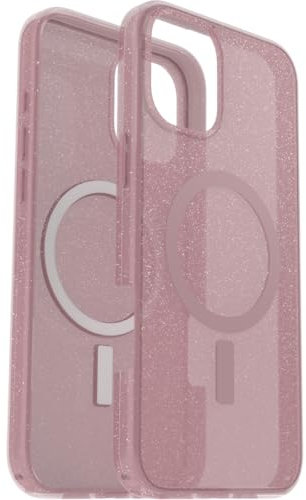 OtterBox Symmetry Series Clear MagSafe Case for iPhone 16 Plus, Shockproof, Drop proof, Protective Thin Case, 3x Tested to Military Standard, Clear/Pink