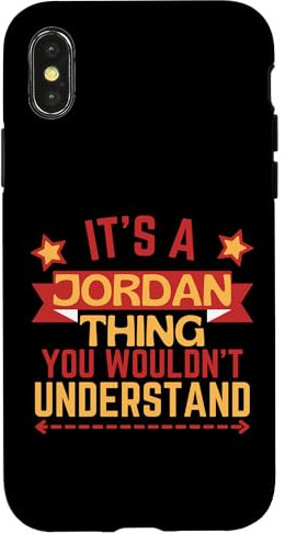 iPhone X/XS Jordan Name Funny Gift For Jordan Case