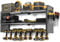 Zonon Power Tool Organizer Wall Mount 3 Layers Storage Rack with 8 Drill Holders Tool Rack for Basement Workshop Basement 8.7 x 32.7 x 15