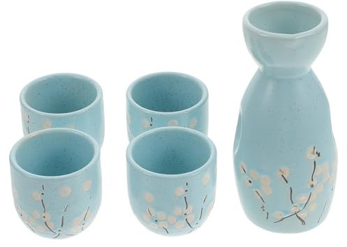 Cabilock Juego De Tazas Sake Copas De Vino Cerámicas Botellas Sake Diseño Japonés