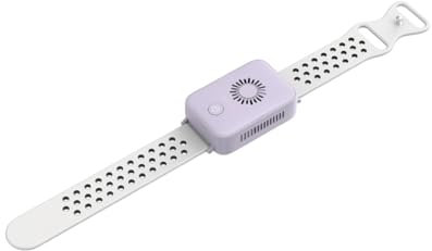 GREOHNMPAW Mini Orologio Ventilatore Riscaldamento Raffreddamento Aria Condizionata Bracciale Semiconduttore Refrigerazione Riscaldamento USB Portatile Orologio Ventilatore B