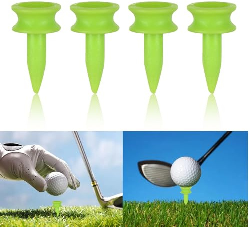 strrng 100 Pieces Green Golf Tees,Small Golf Tees,Castle Golf Tees,Suitable For Portable rofessional Golfer Practice And Enthusiast Practice Carrying