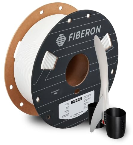 Polymaker Fiberon PET-GF15 3D-Drucker-Filament, 1,75 mm, 1 kg, 15% glasfaserverstärkt, hohe Festigkeit und Hitzebeständigkeit, ideal für Automobil-, Industrie- und Funktionsteile, AMS-kompatibel