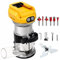 Router compatto cordless 30000 giri/min basato a 6 velocità kit router elettrico in legno per la batteria Serie 20 V
