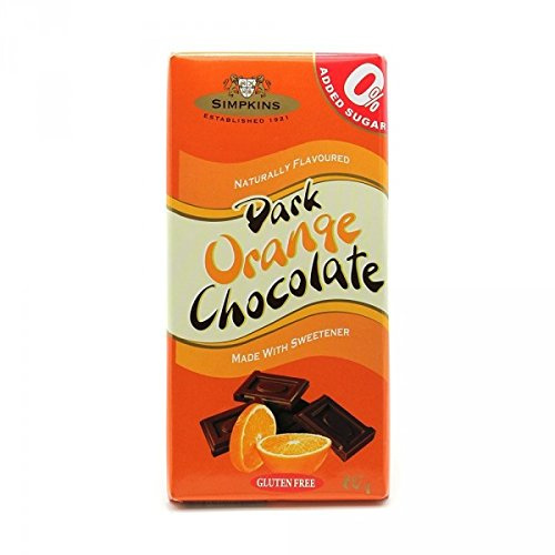 Simpkins Dark Chocolate Orange Bar 75g (5 Pack)