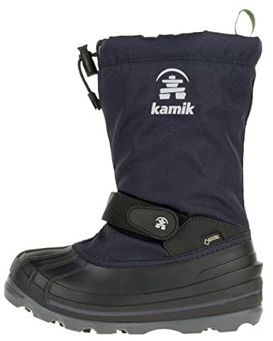 Kamik Unisex-Jungen Waterbug8g Winterstiefel, Blau (Navy/Marine), 31 EU
